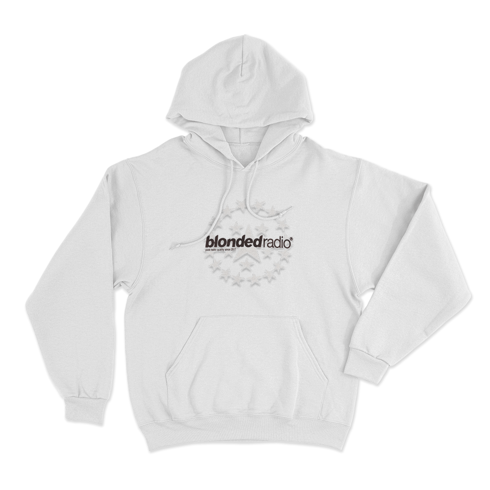 Blonded Radio Star Unisex Hoodie White Blonded Radio Star Unisex Hoodie White