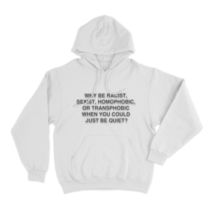 Frank Ocean Anti Bias Unisex Hoodie White
