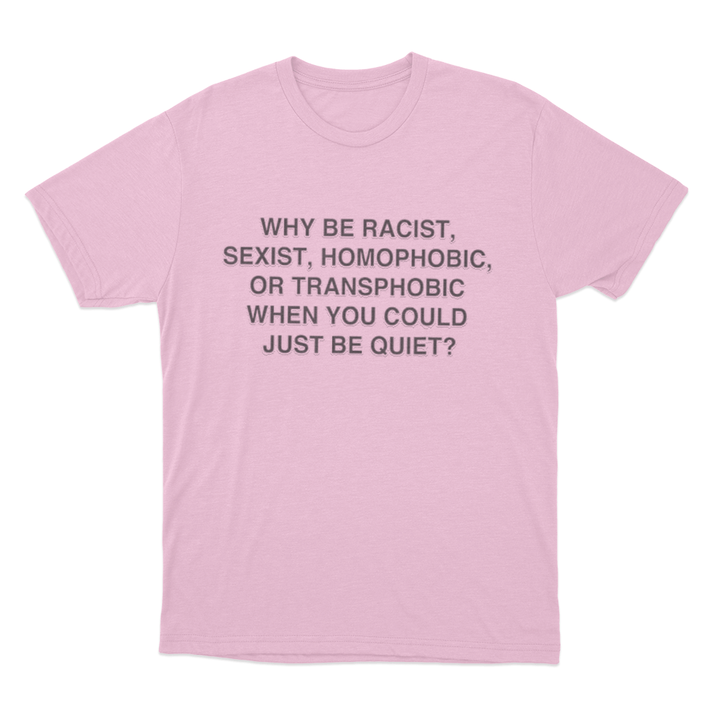 Frank Ocean Anti-Bias Unisex T Shirt Pink Frank Ocean Anti Bias Unisex T Shirt Pink