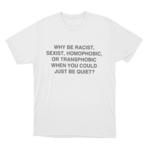 Frank Ocean Anti Bias Unisex T Shirt White