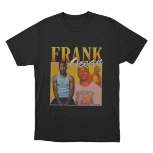 Frank Ocean Retro Portrait Unisex T Shirt Black