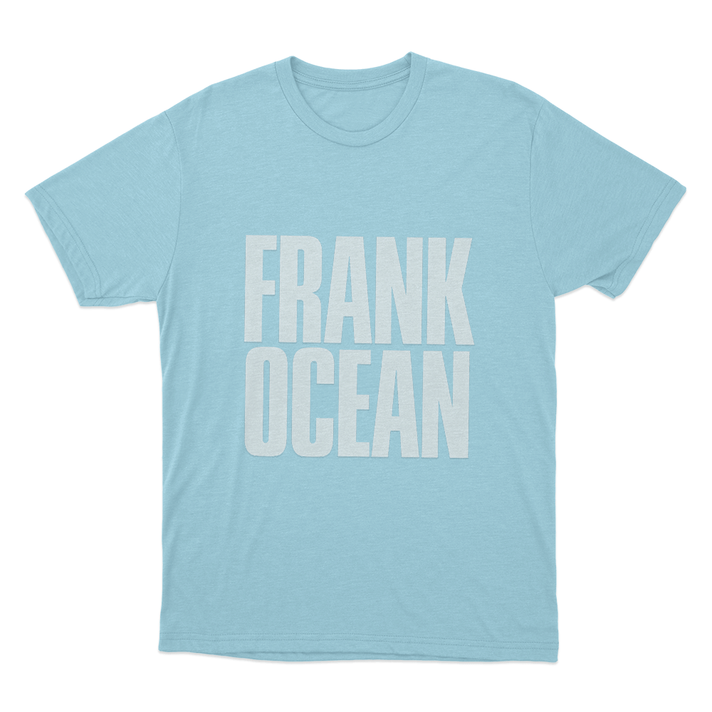 Frank Ocean Unisex T Shirt Sky Blue Frank Ocean Unisex T Shirt Sky Blue