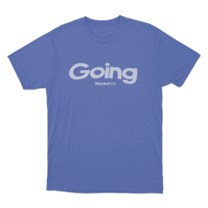 Going Blonded 008 Unisex T Shirt Blue